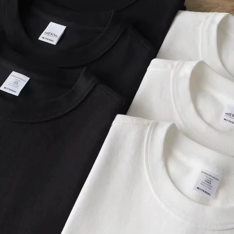 T-shirt Homme Printemps/Été en Tissu Lourd à Motif Camus Nietzsche Sartre