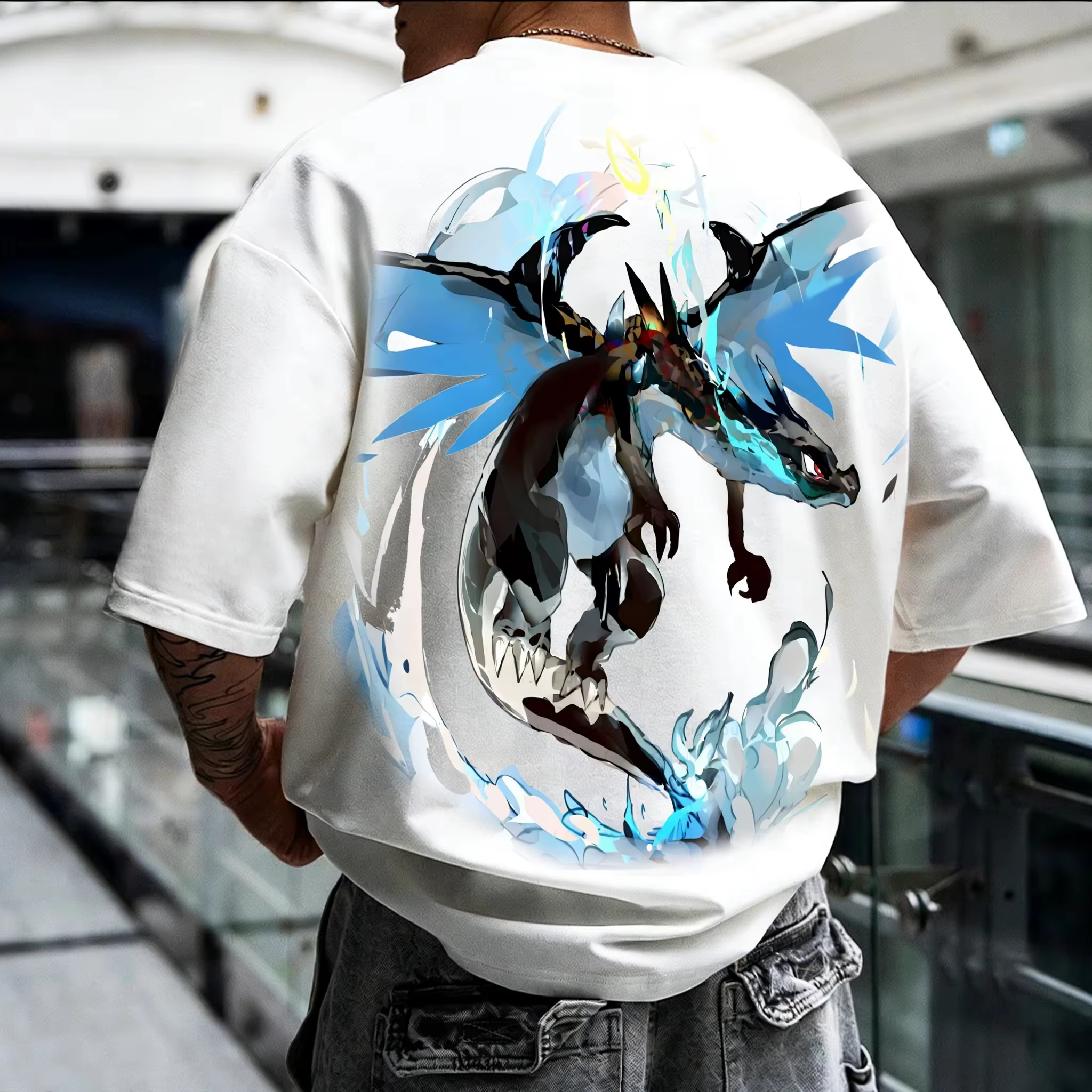T-shirt imprimé Pokémon Anime Gengar