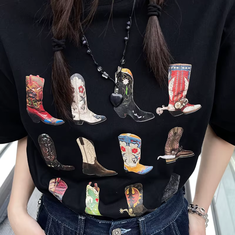 T-Shirt Western pour Femme