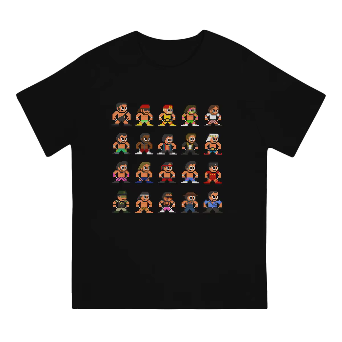 T-Shirt à Manches Courtes et Col Rond pour Homme