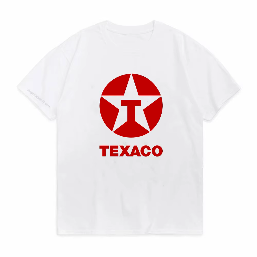 Texaco Oil – t-shirt rétro imprimé double face