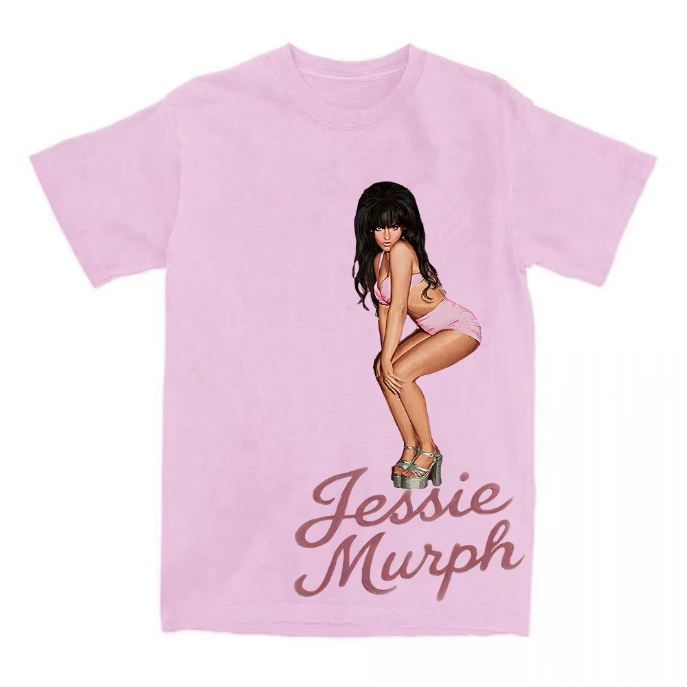 Peint dame T-shirt Jessie Murph sexe hystérie Album impression