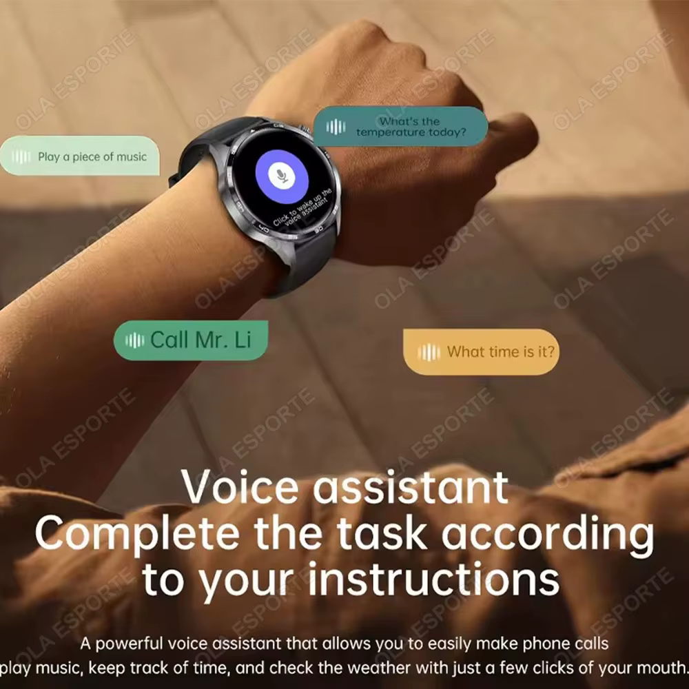 2025 nouveau pour Android ios montre intelligente hommes HD AMOLED écran GPS surface de mouvement fréquence cardiaque Bluetooth appels SmartWatch étanche