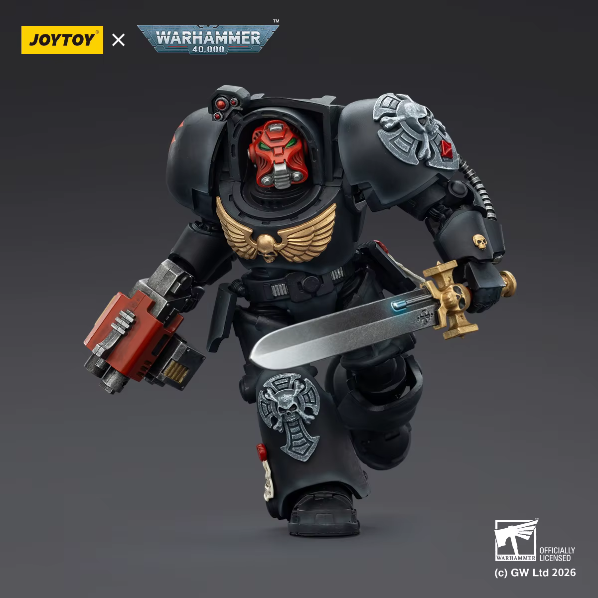 JOYTOY Warhammer 40k 1:18 Black Templars Terminators