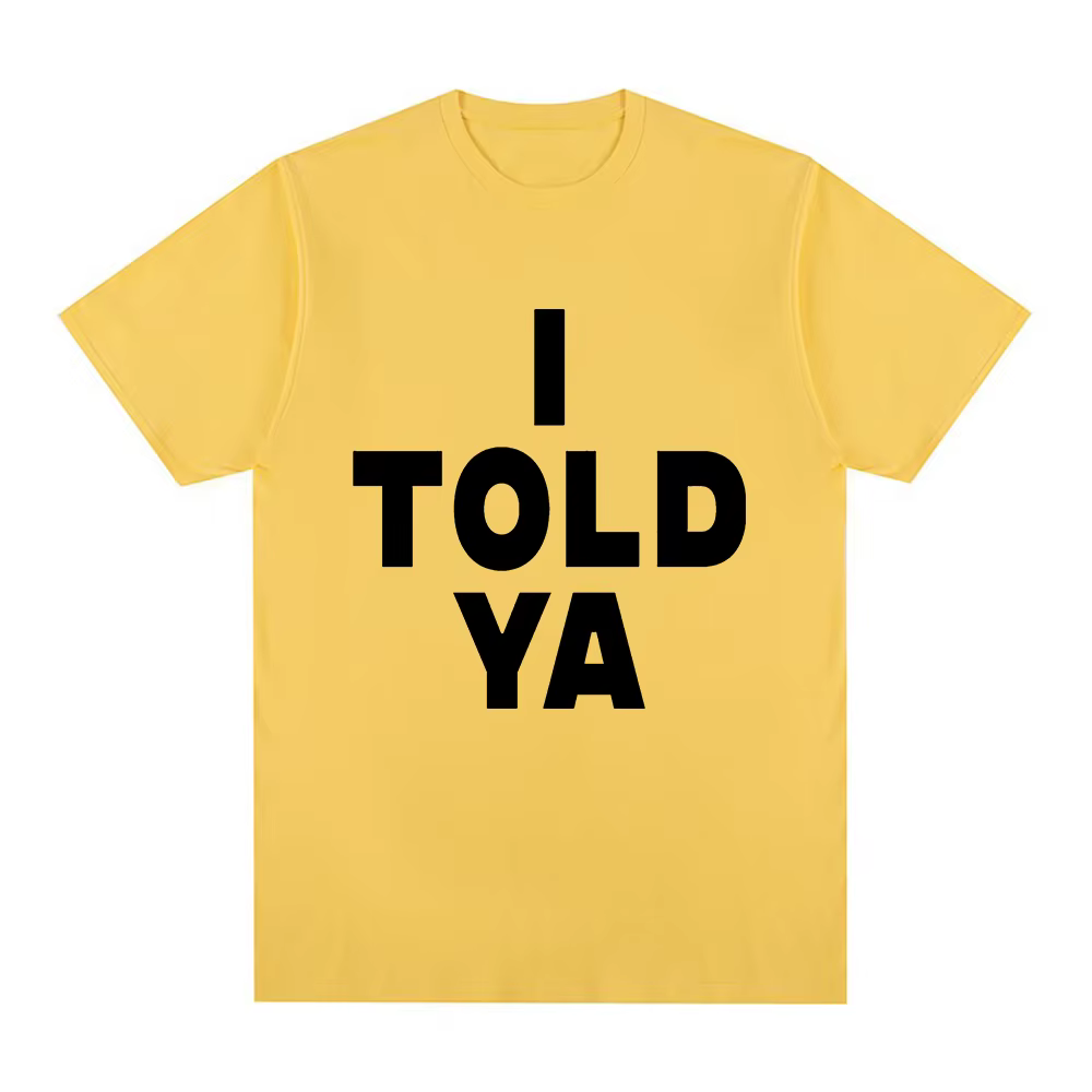 J'ai dit Ya Challengers ZENDAYA T-Shirt hommes Harajuku esthétique graphique Tashi