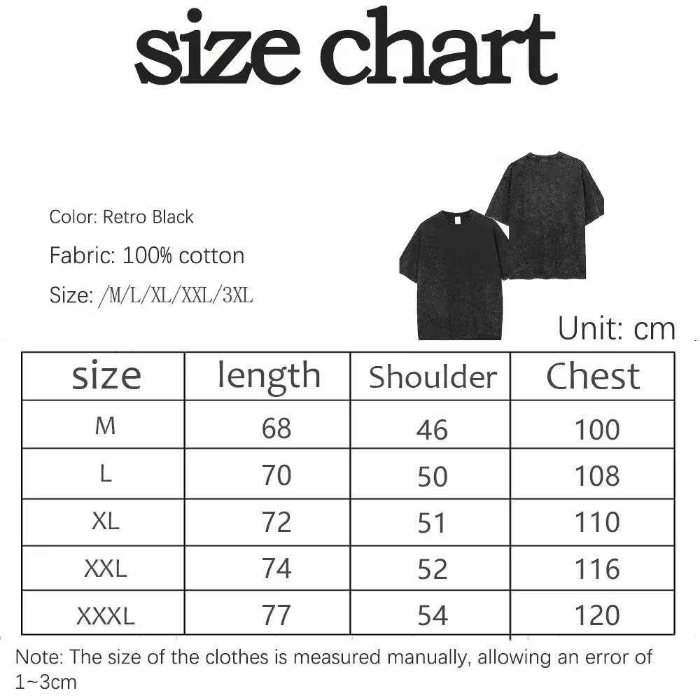 T-shirt graphique unisexe vintage en coton délavé à manches courtes pour homme et femme
