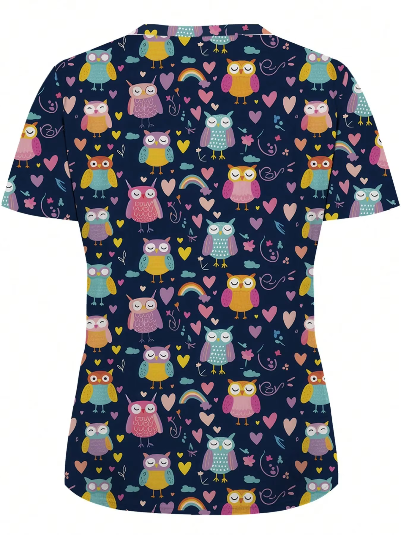 T-shirt d'été pour femme à col en V