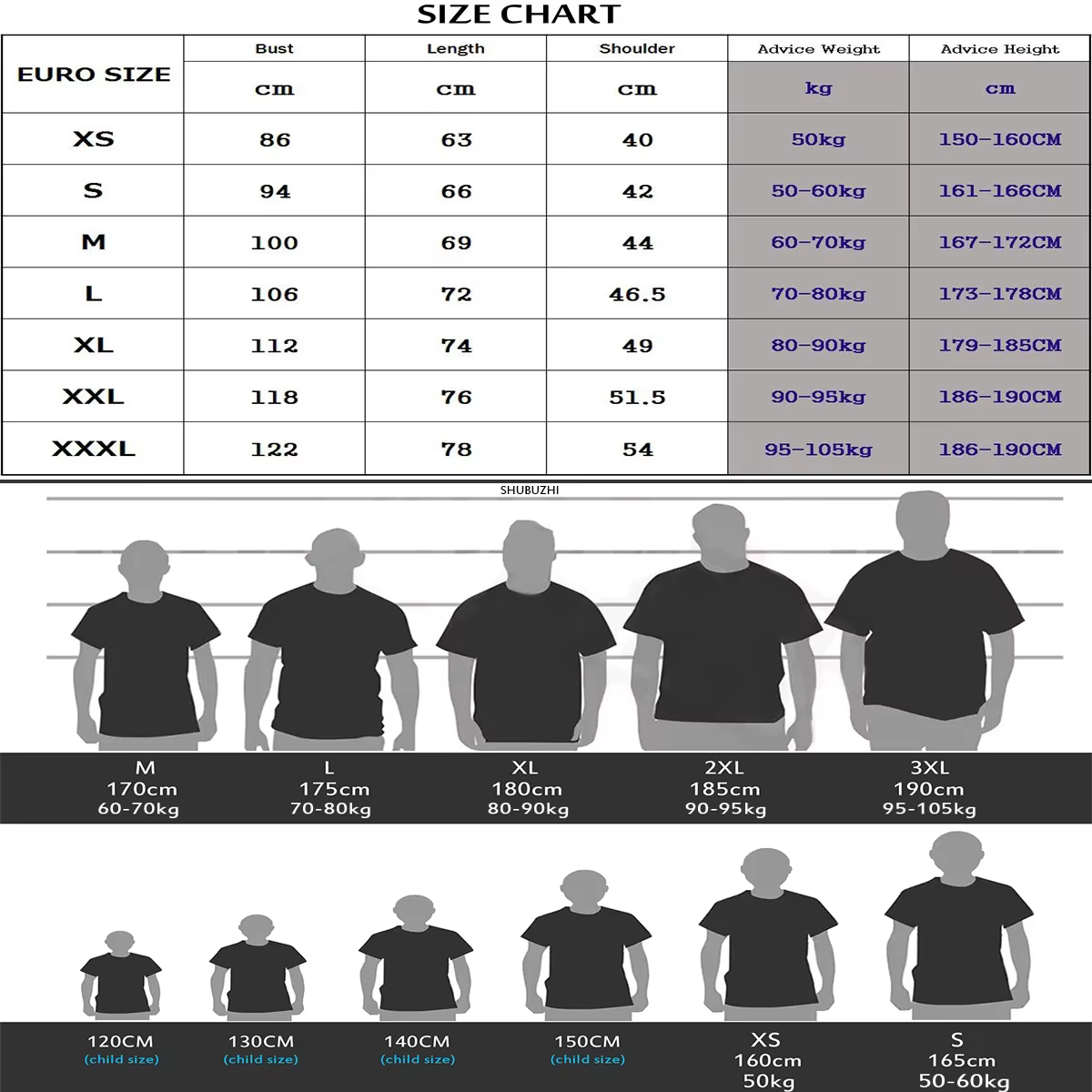 T-Shirt manches courtes col ras du cou pour homme