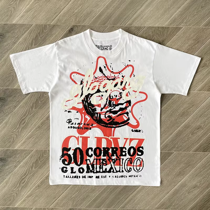 T-shirt à manches courtes en coton pour hommes et femmes