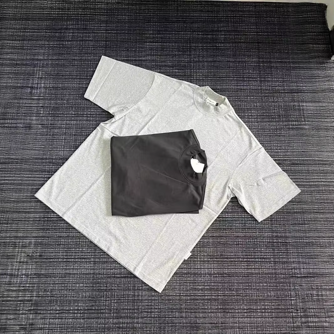T-Shirt ample surdimensionné à manches courtes et col rond pour hommes