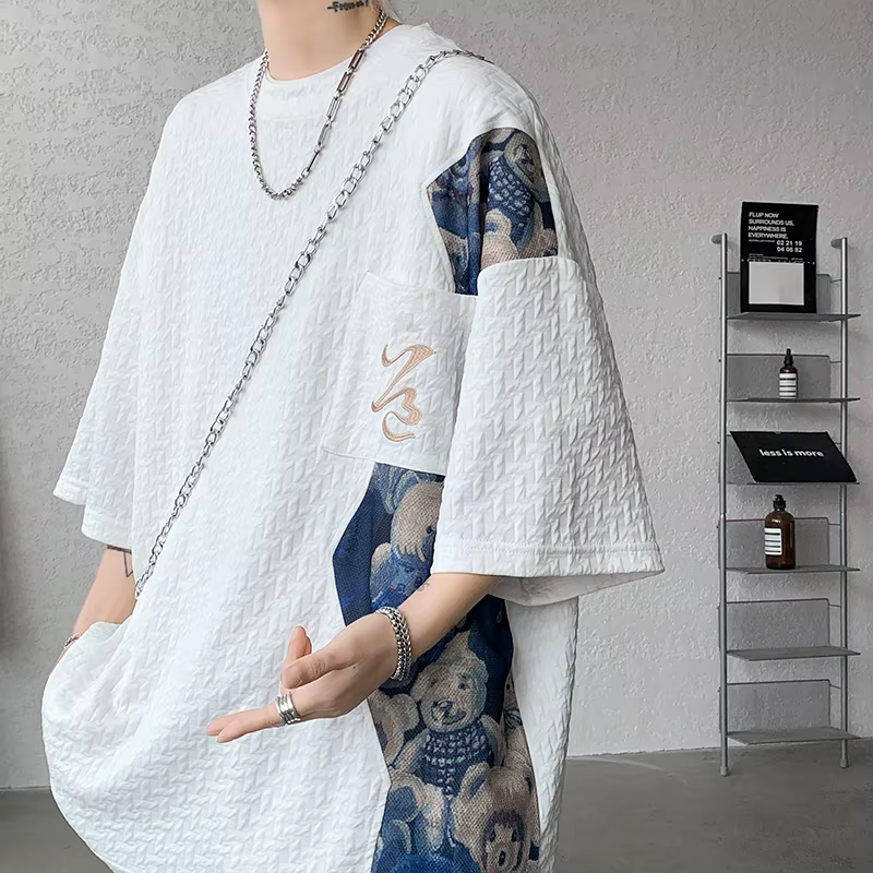 T-shirt manches mi-longues homme