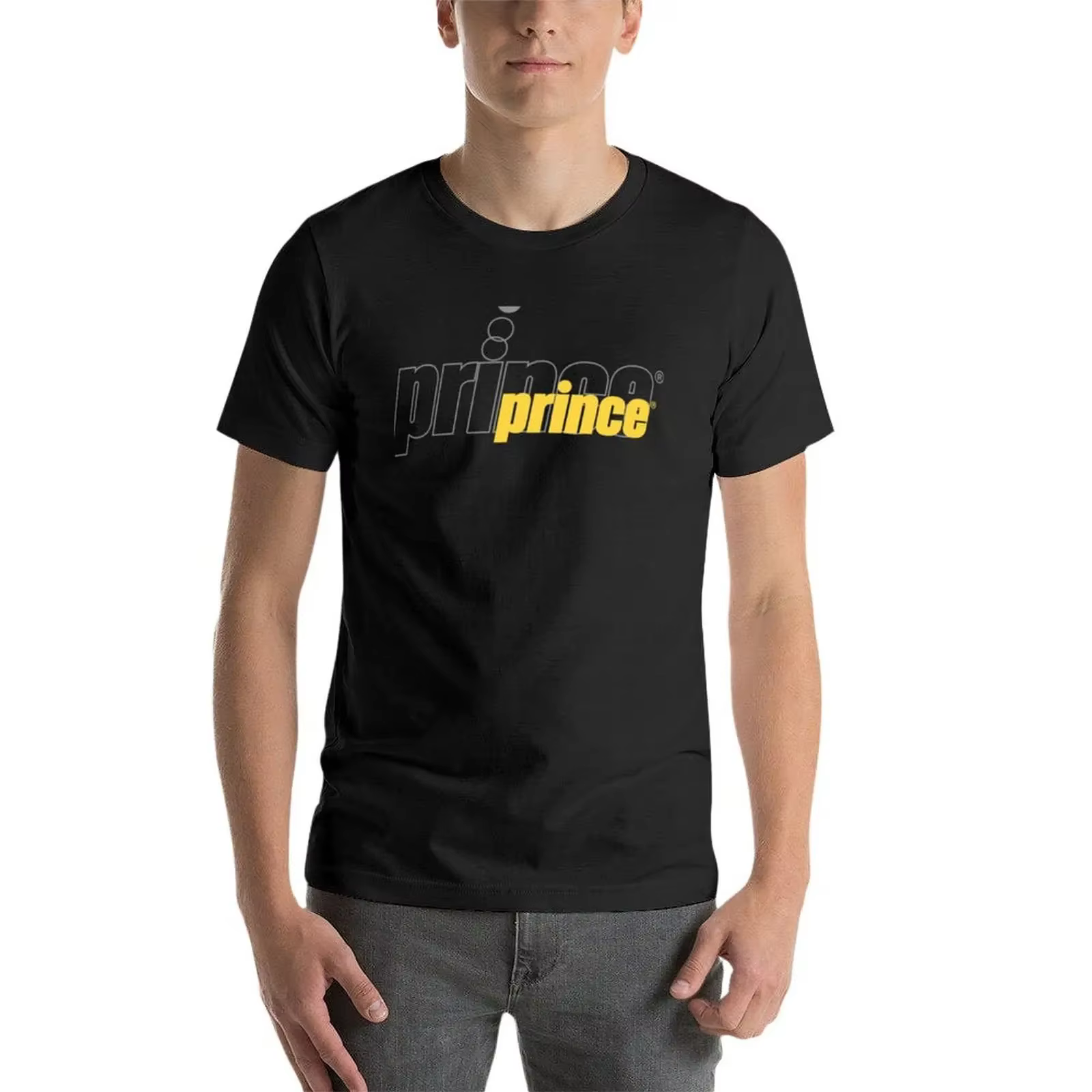 T-shirt jaune classique Prince Tennis pour homme