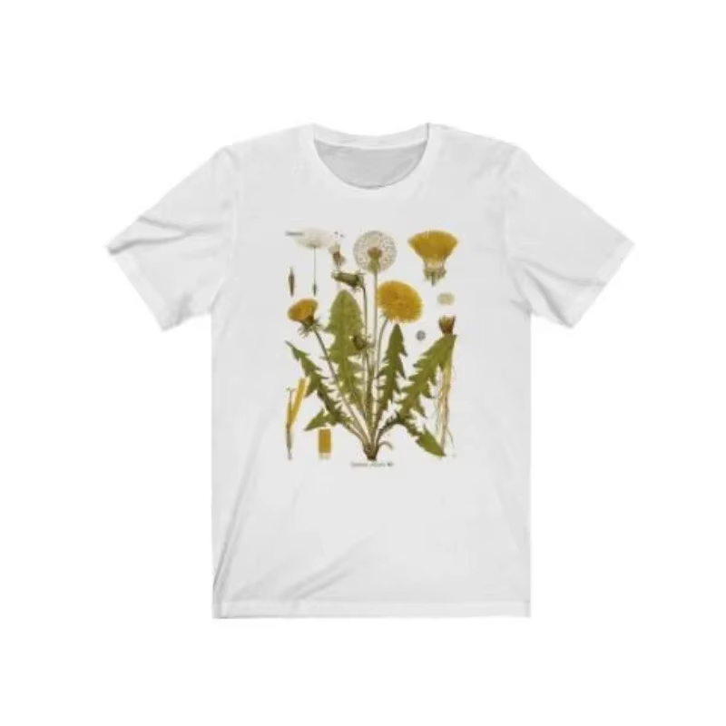 2025 été Marine algues imprimé T-shirt à la mode Ins plissé à manches courtes Chic Y2k Hip-hop demi