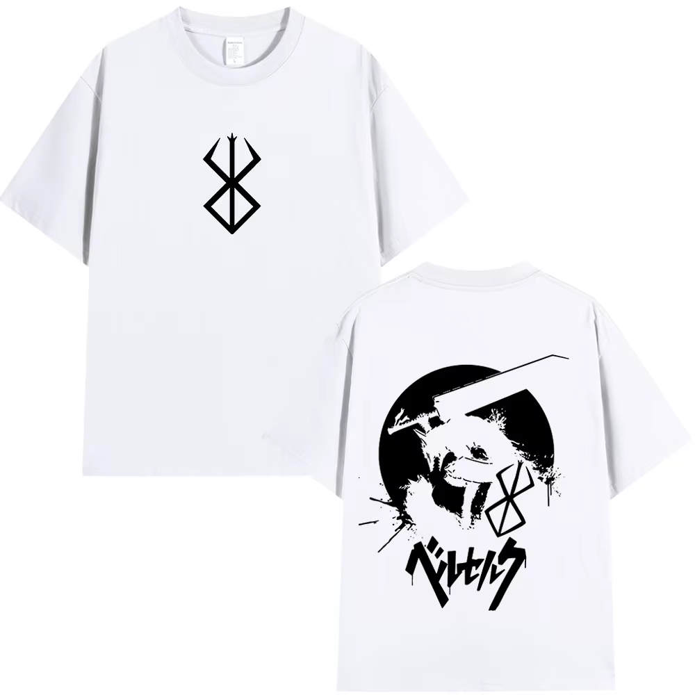Anime japonais Berserk Guts graphique T-shirt hommes femmes Cool Manga Vintage