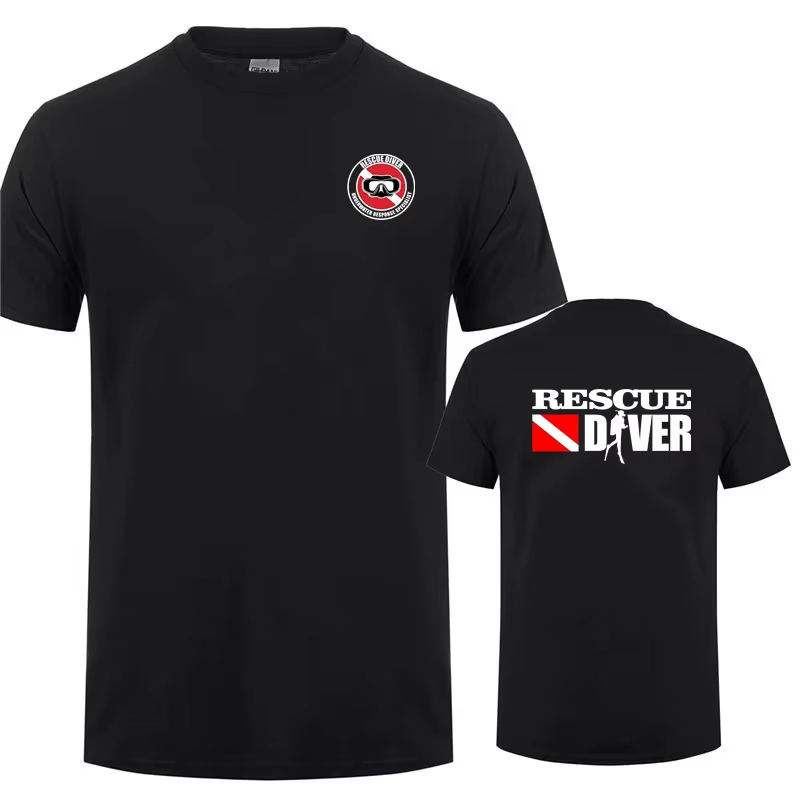 Rescue Diver t-shirt drôle plongée sous-marine hommes