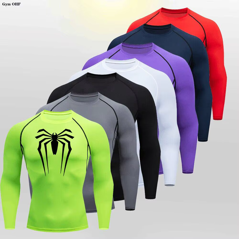 T-shirt de sport Spider pour homme