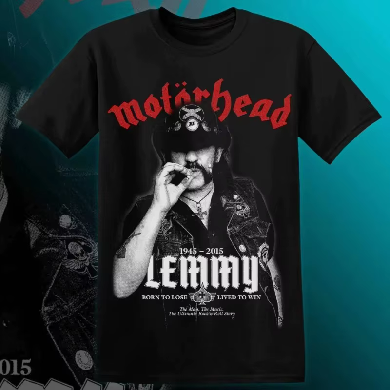 T-shirt MOTÖRHEAD LEMMY pour hommes et femmes