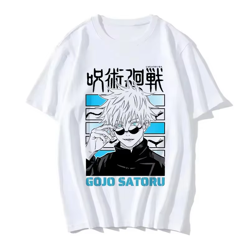 Gojo Satoru Anime Jujutsu Kaisen T-Shirt pour femmes t-shirts graphiques femme mode