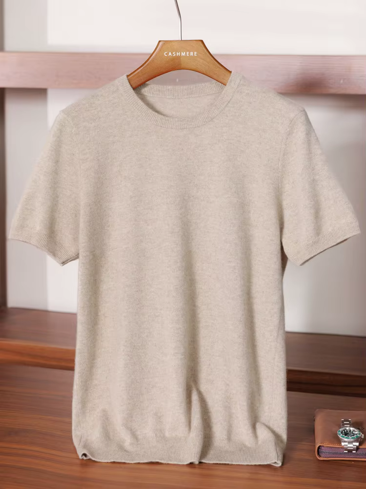 Nouveau pull en cachemire à col rond pour hommes en automne et en hiver 100% pur