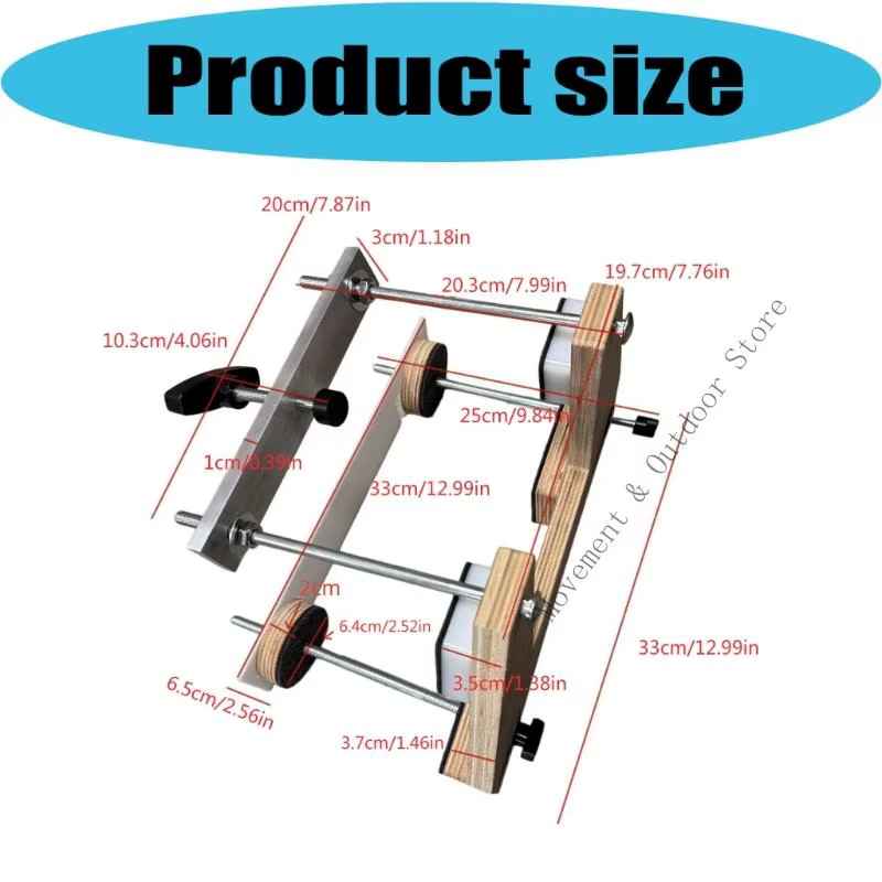 Outil serrage retrait manche guitare, pour Support réparation, pinces pont guitare en bois