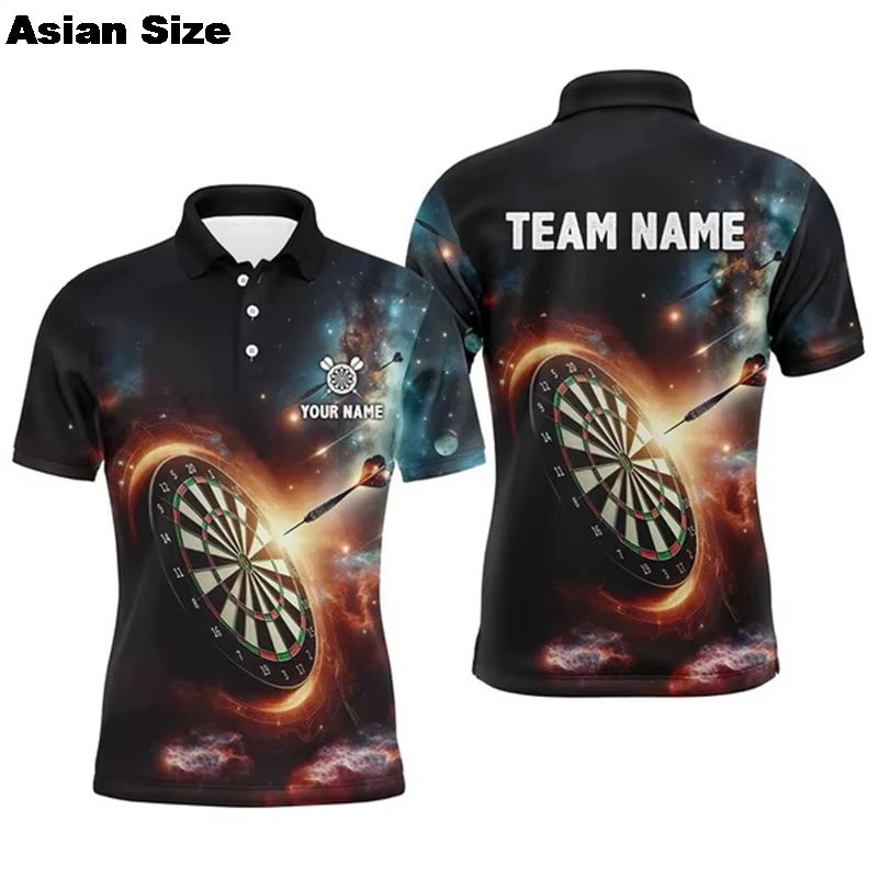 Polo de fléchettes coloré pour hommes