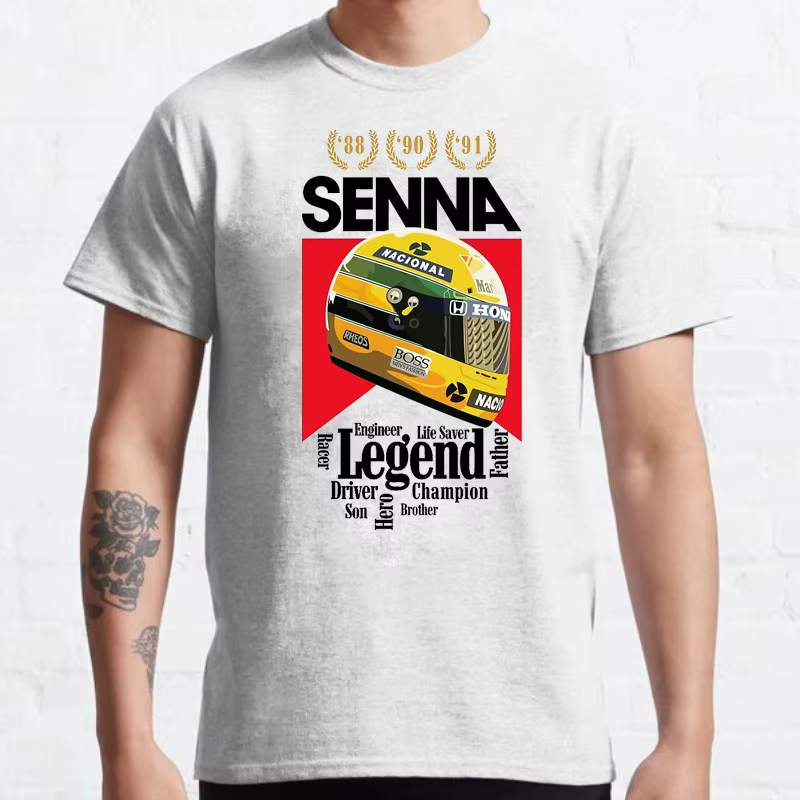 T-shirt imprimé Ayrton Scannelle unisexe