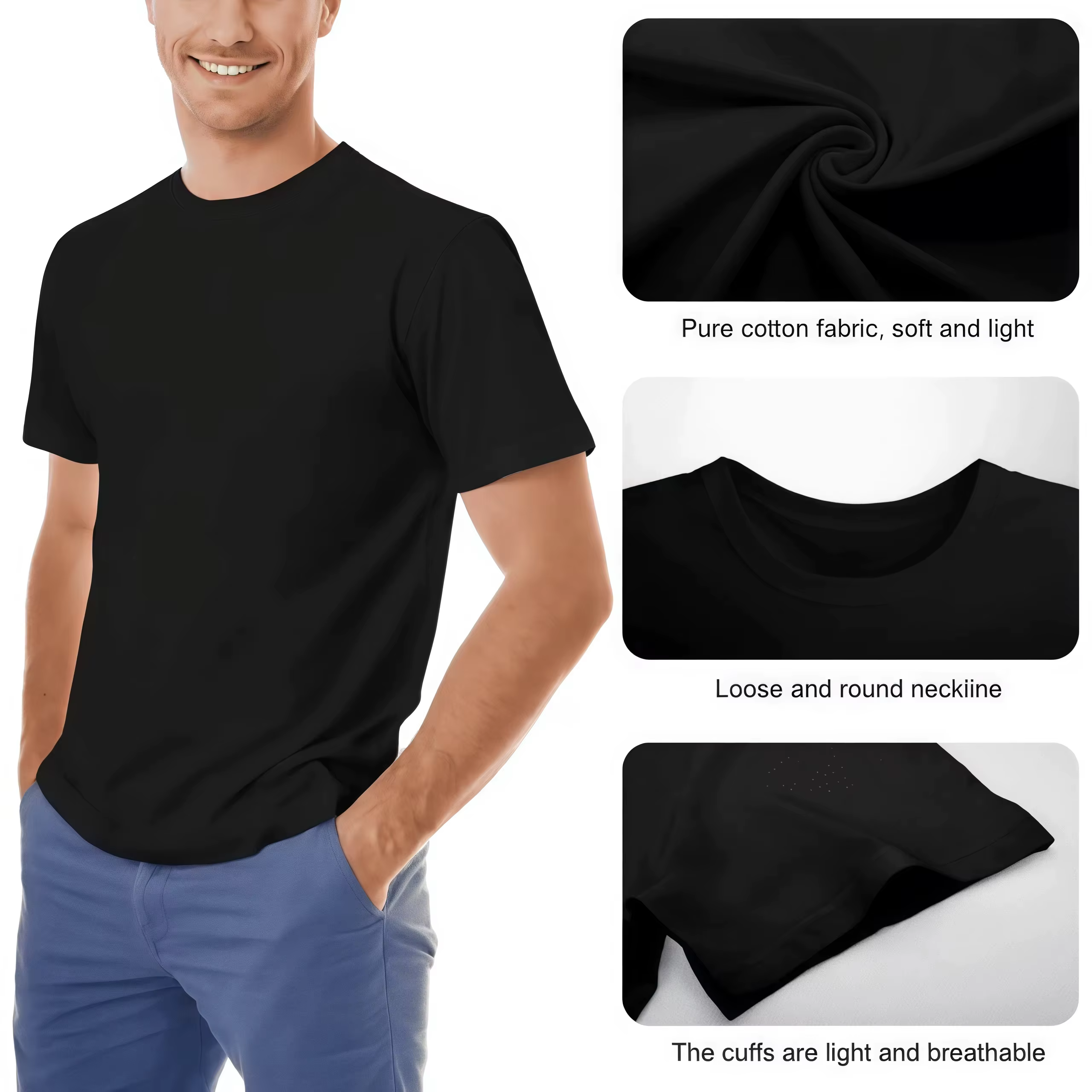 T-shirt unisexe en coton à manches courtes avec logo Charo Niska Wing