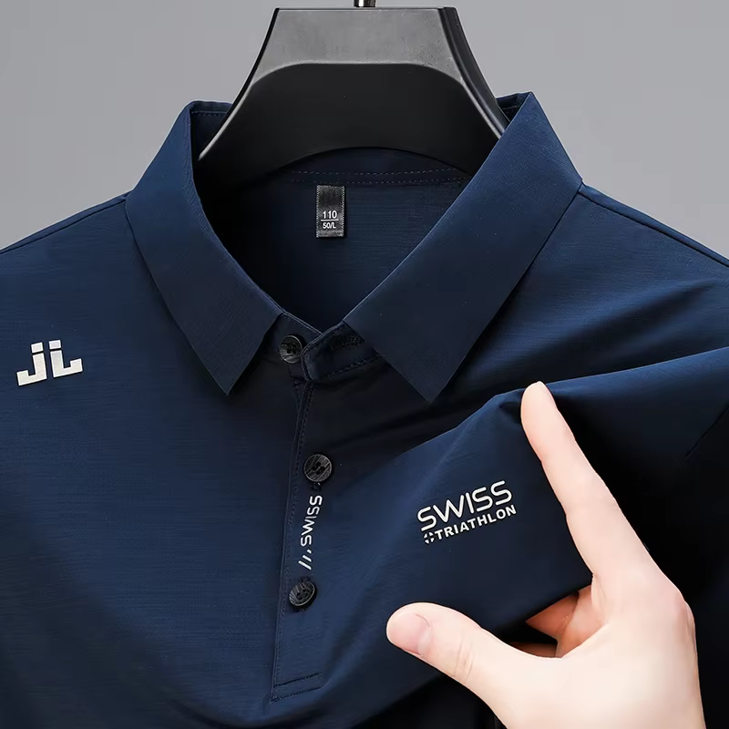 Chemise polo respirante pour homme