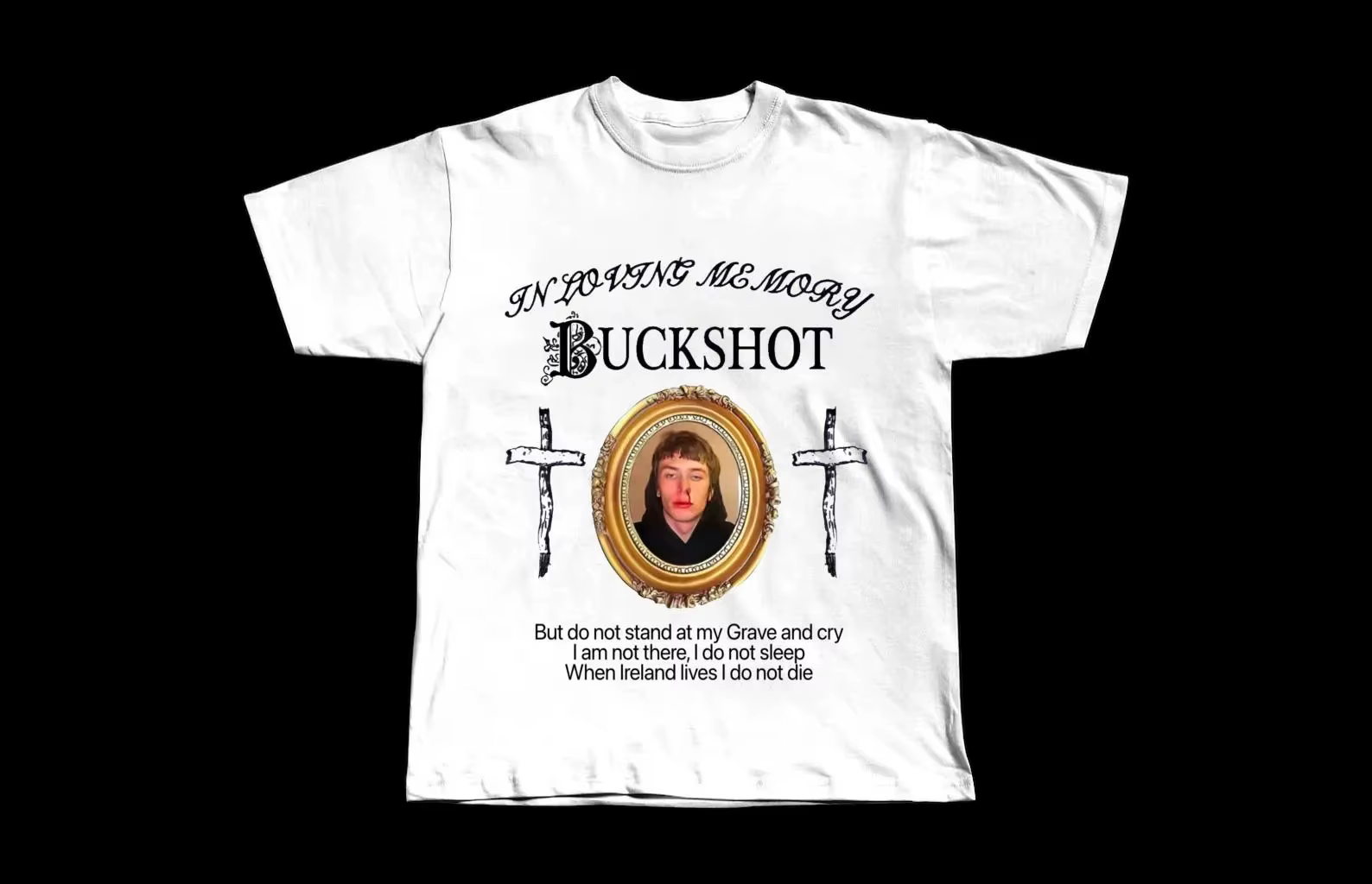 Buckshot Haunted Mound Hauntaholics Loving memory T-shirt vintage lourd de style cimetière