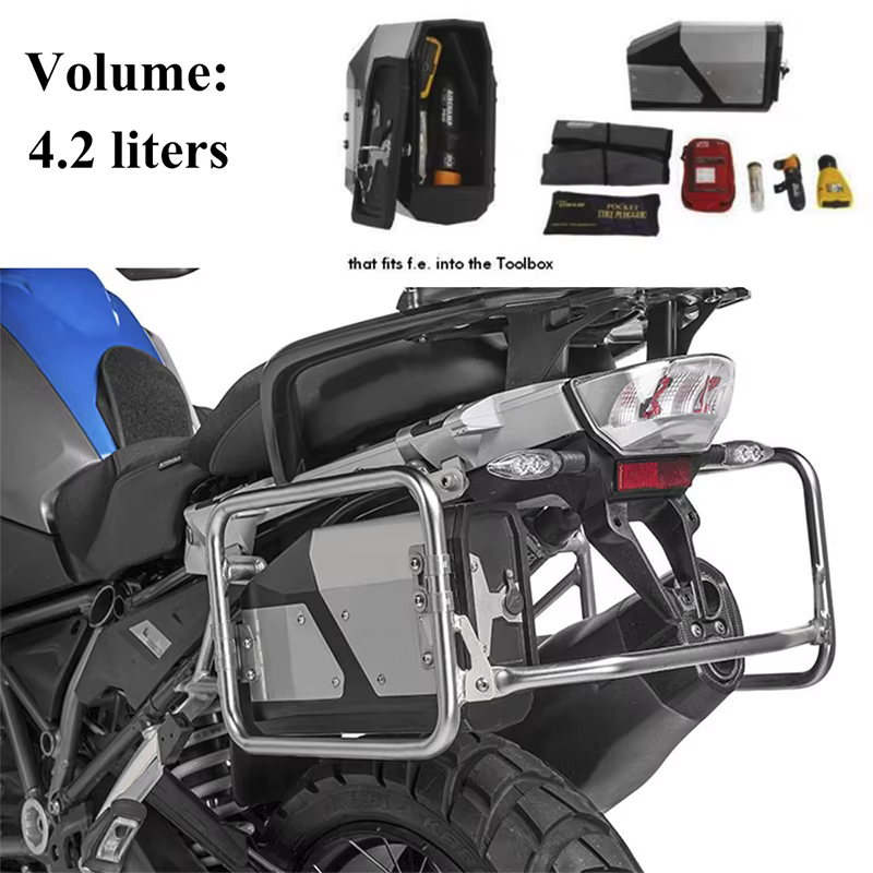 Boîte à outils pour moto BMW R1250GS R1200GS LC/ADV R1200/R1250 GS F750GS F850GS F800GS GS1200/GS1250, 4,2l, boîte à outils, accessoires