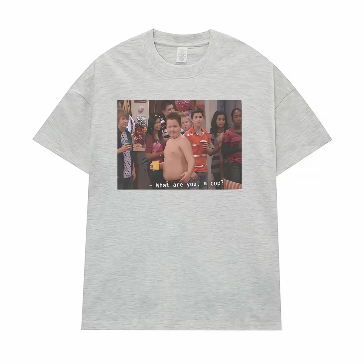 Gibby, qu'est-ce que tu es ? Un flic ? T-shirt imprimé avec des mèmes amusants de la série télévisée