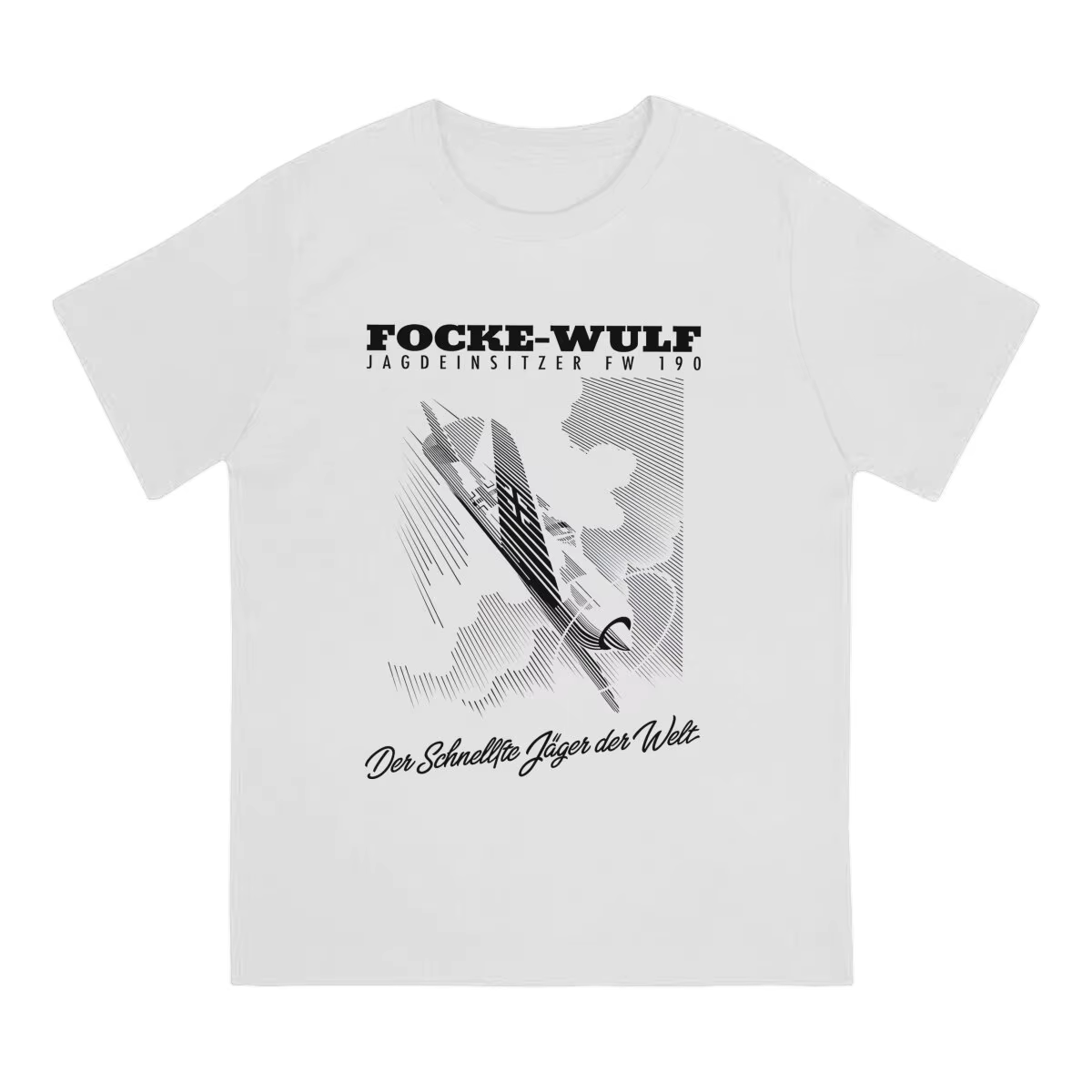 T-Shirt à Manches Courtes en Coton Pur pour Homme