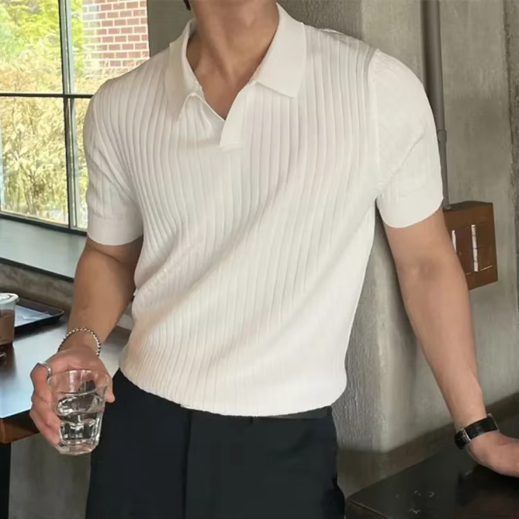ChimPolo-Chemise à Manches Courtes pour Homme