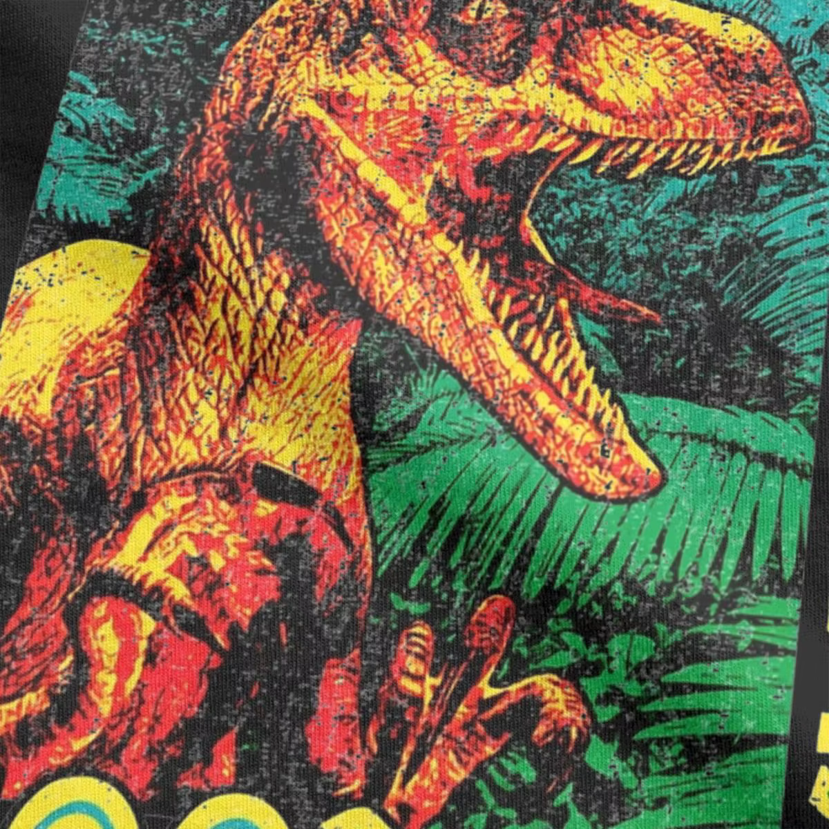 T-Shirts pour hommes Jurassic Park 1993 Tour imprimé nouveauté solide coton
