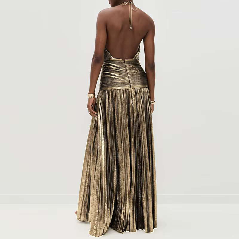 Robe longue de soirée sexy et luxueuse pour femme