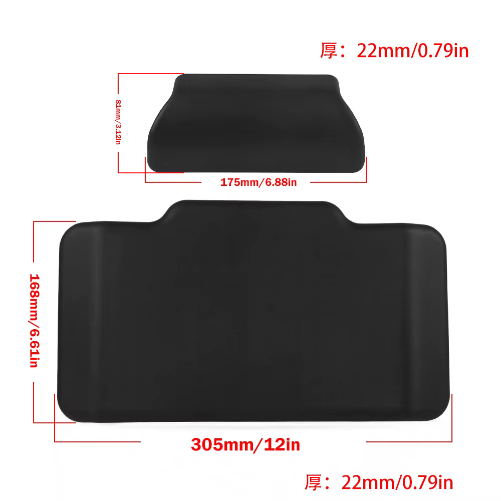 Pour BMW R1250GS R 1250 GS gsa R1250 moto 2018-2020 2021 2022 2023 boîtier arrière coussin dossier coque supérieure coussin de dossier