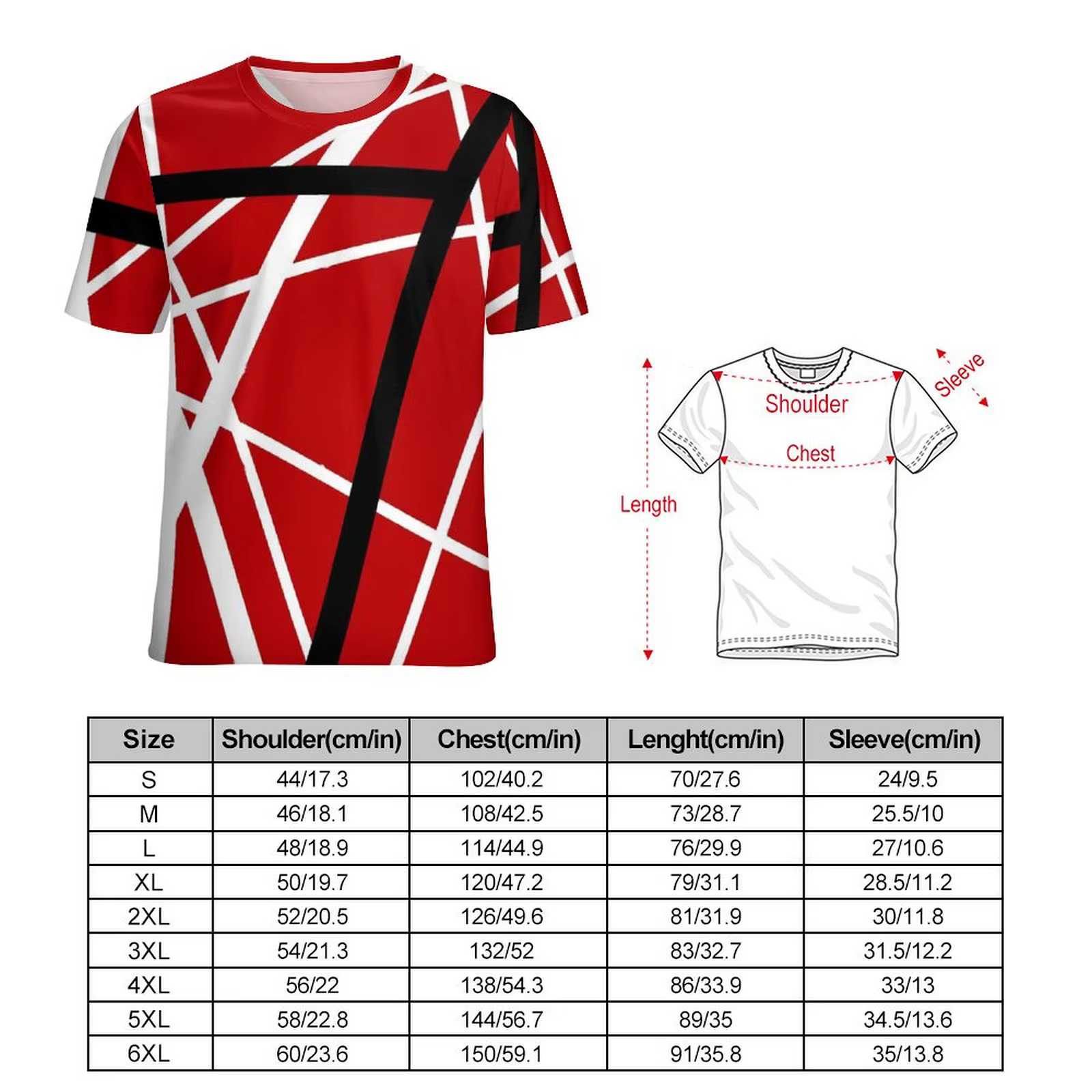 T-Shirt à Manches Courtes pour Homme