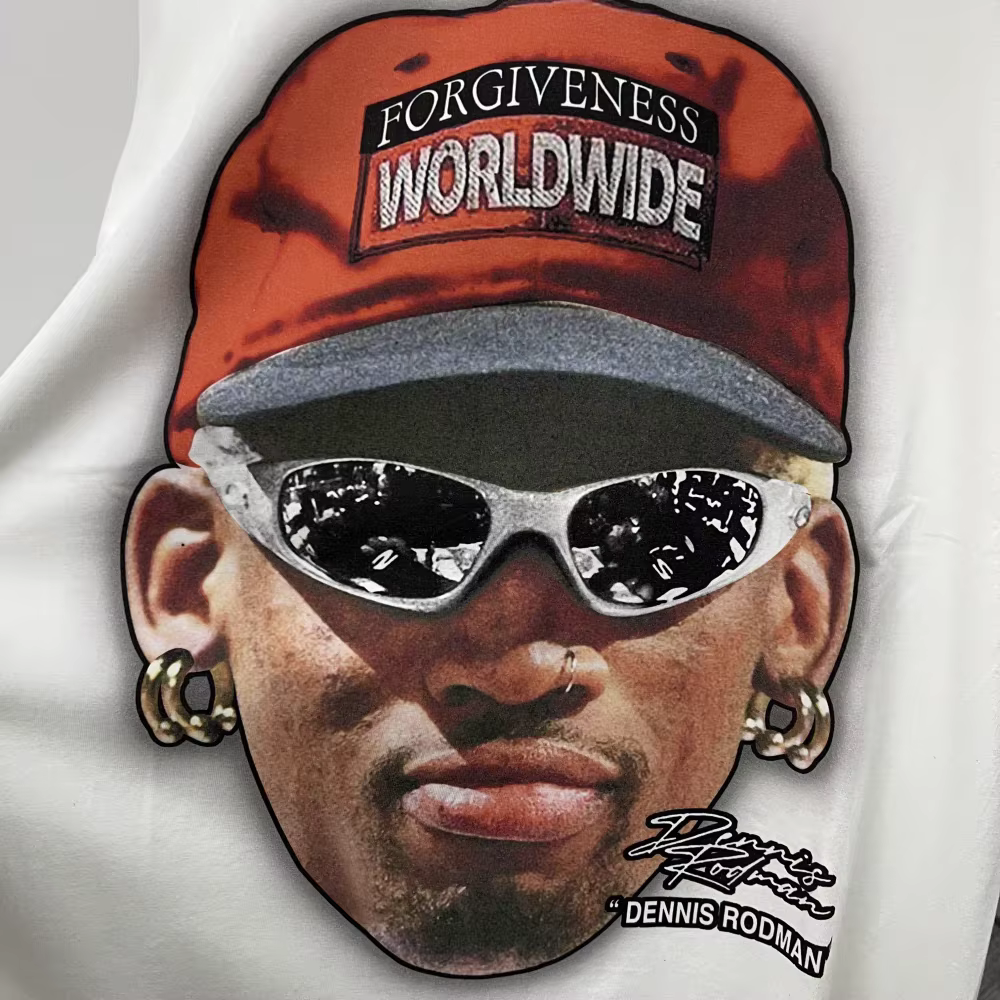 2025ss noir blanc T-shirt hommes femmes haute qualité tissu lourd unisexe