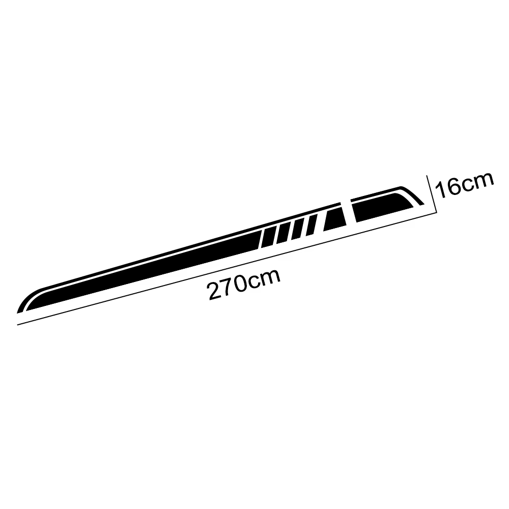 Autocollants de voiture en vinyle, 2 pièces, pour Mercedes Benz Vito classe V Viano W447 V260 W639 W638 Marco Polo Camper Van, accessoires de réglage