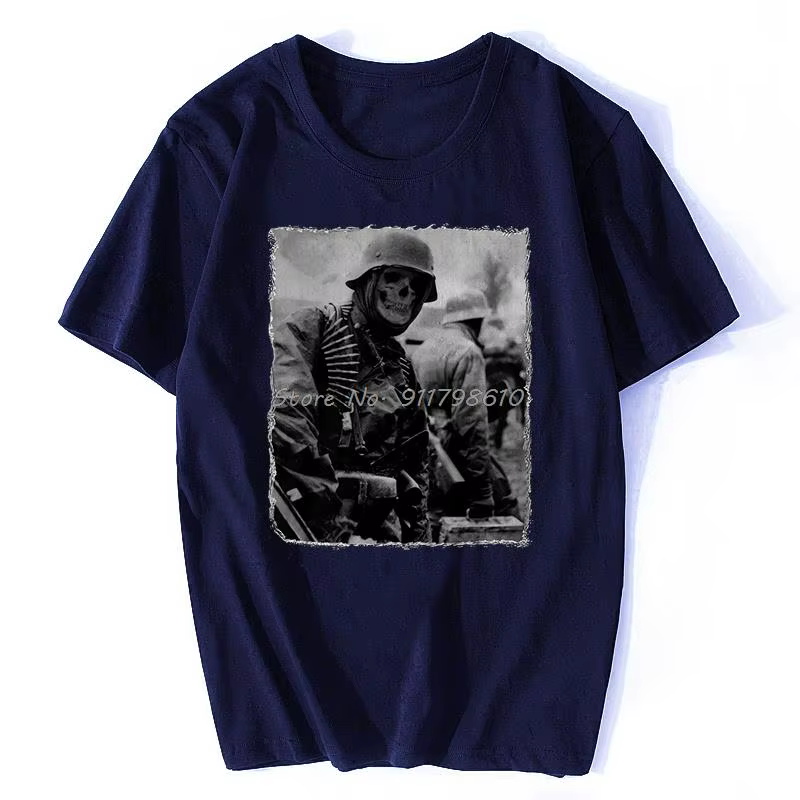 Allemagne Belgique Ardennes 1944 T-shirt soldat allemand Wehrmacht.