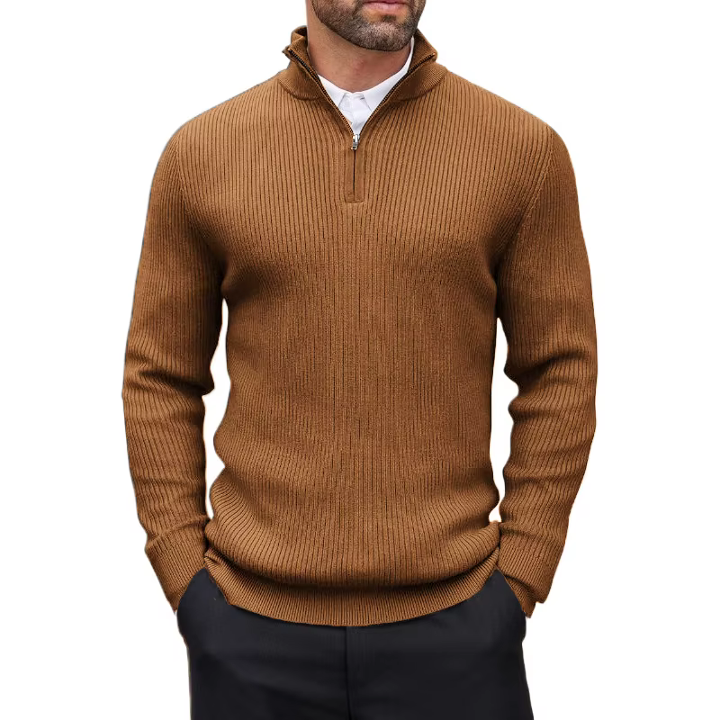 Pull à fermeture éclair pour hommes