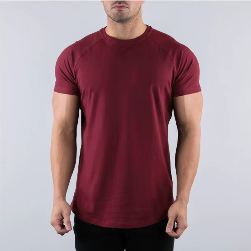 Hommes été maigre T-Shirt style décontracté à manches courtes