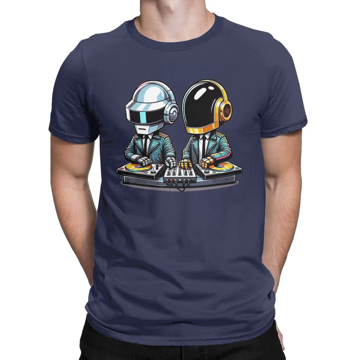 T-shirt manches courtes col rond homme