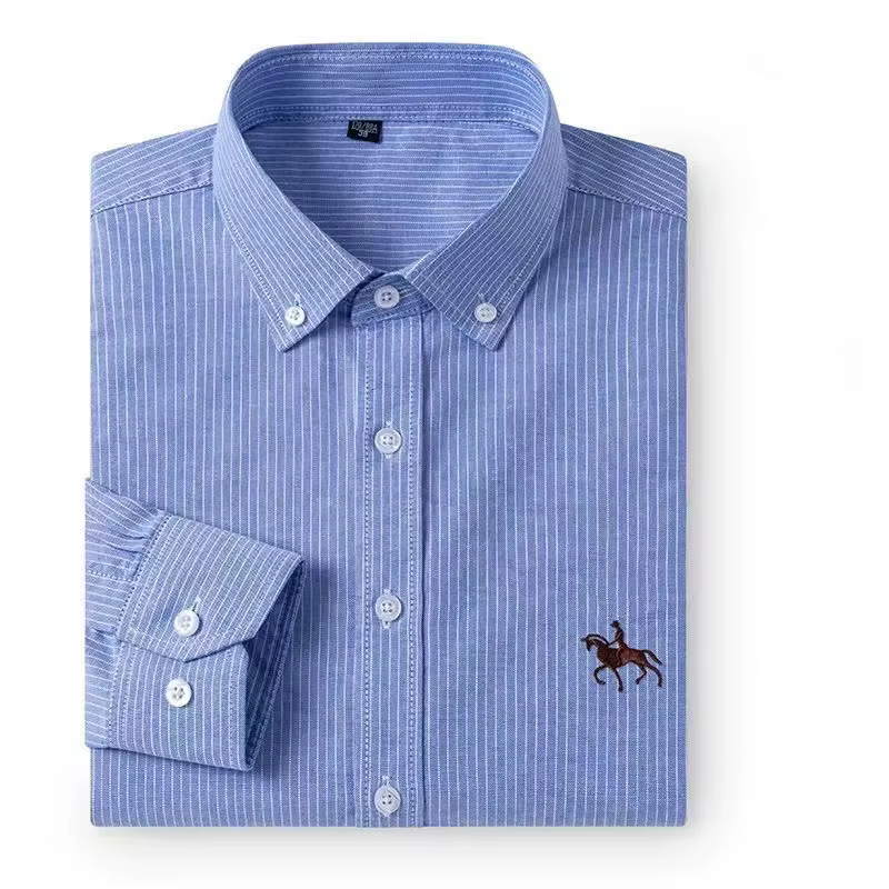 Chemise Oxford 100% coton pour hommes
