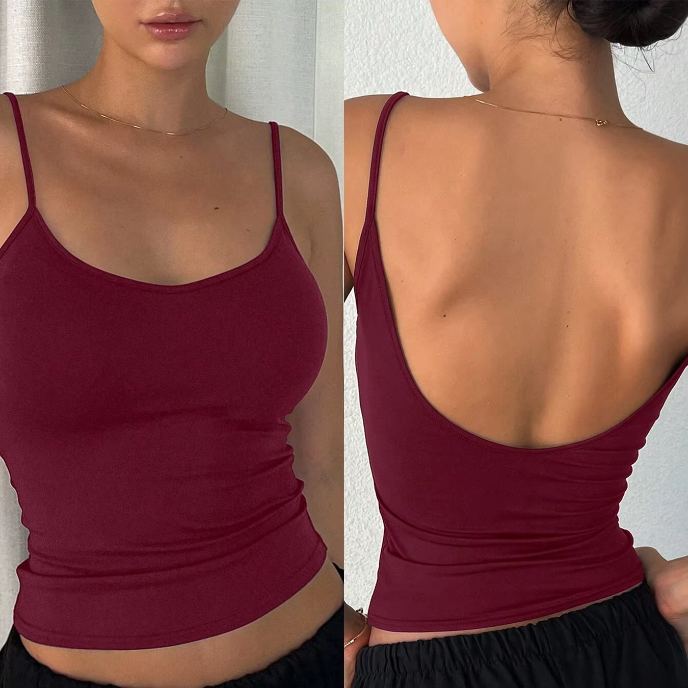 Débardeurs et T-shirts Femme à Bretelles
