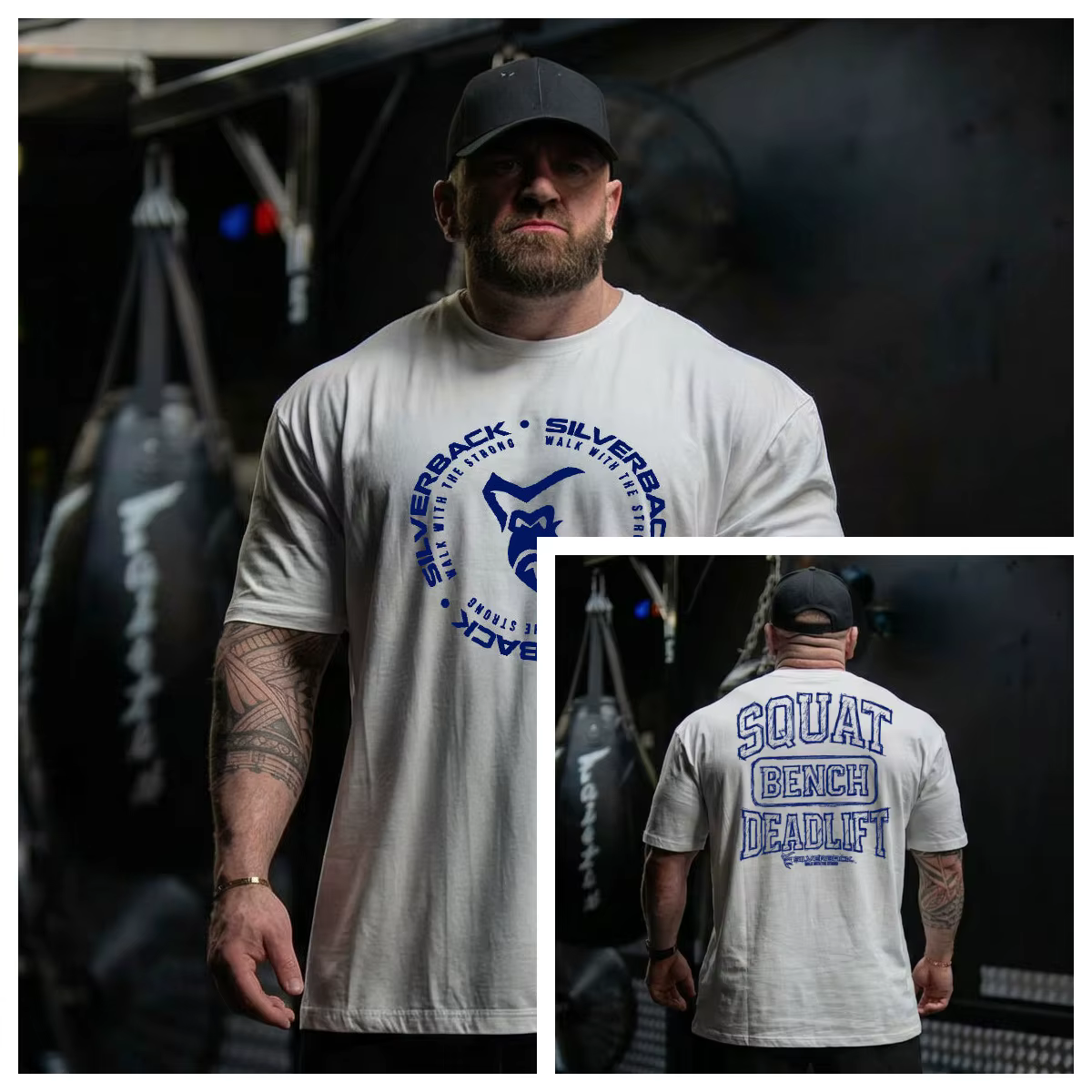 Nouveau T-shirt 2026 GYM avec imprimé Gorilla Squat Bench Deadlift