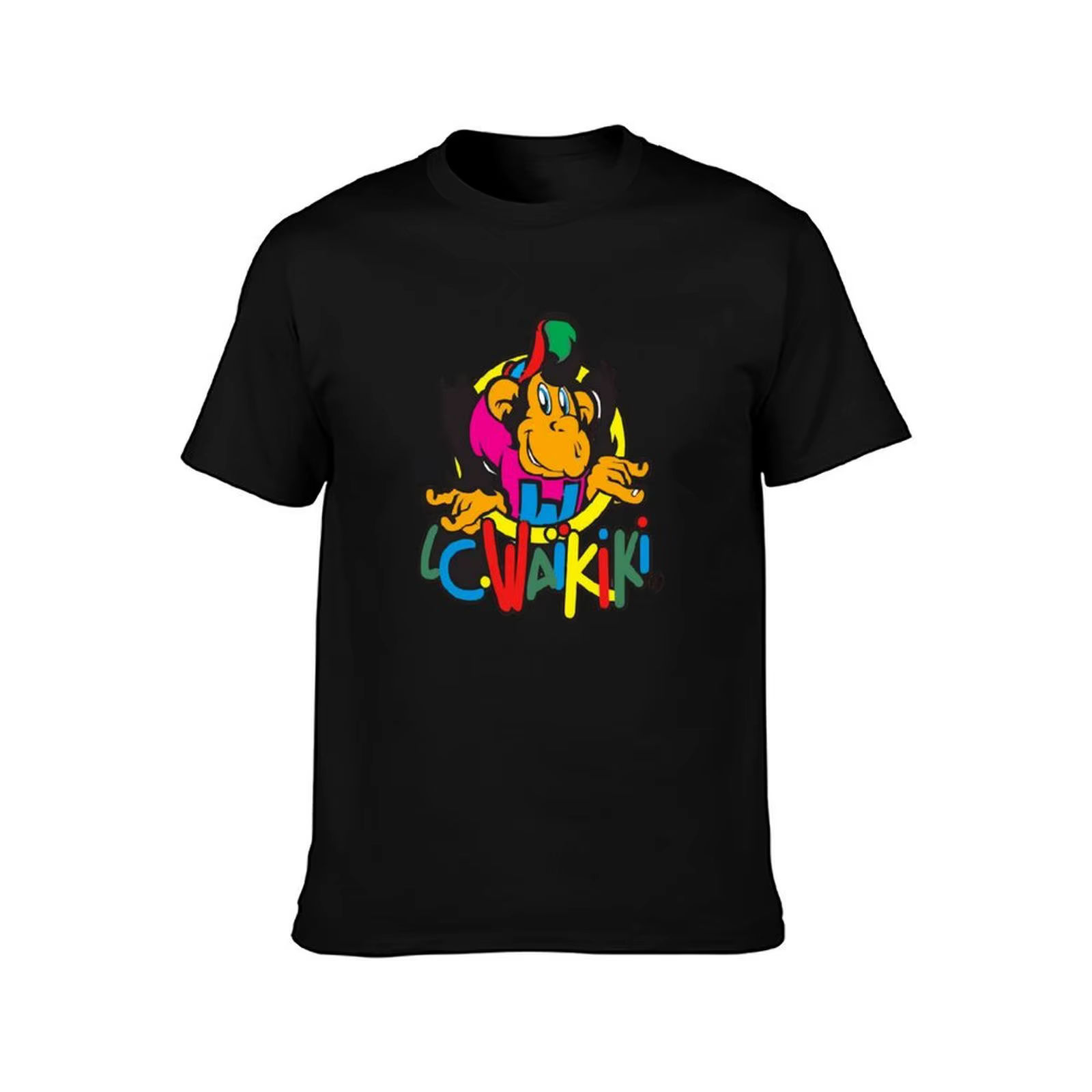Lc Waikiki Monkey T-Shirt Athletic Fit Sports Top à manches courtes