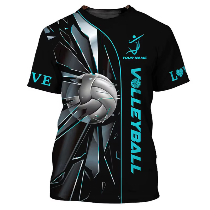 T-shirt d'uniforme de volley-ball pour hommes et femmes