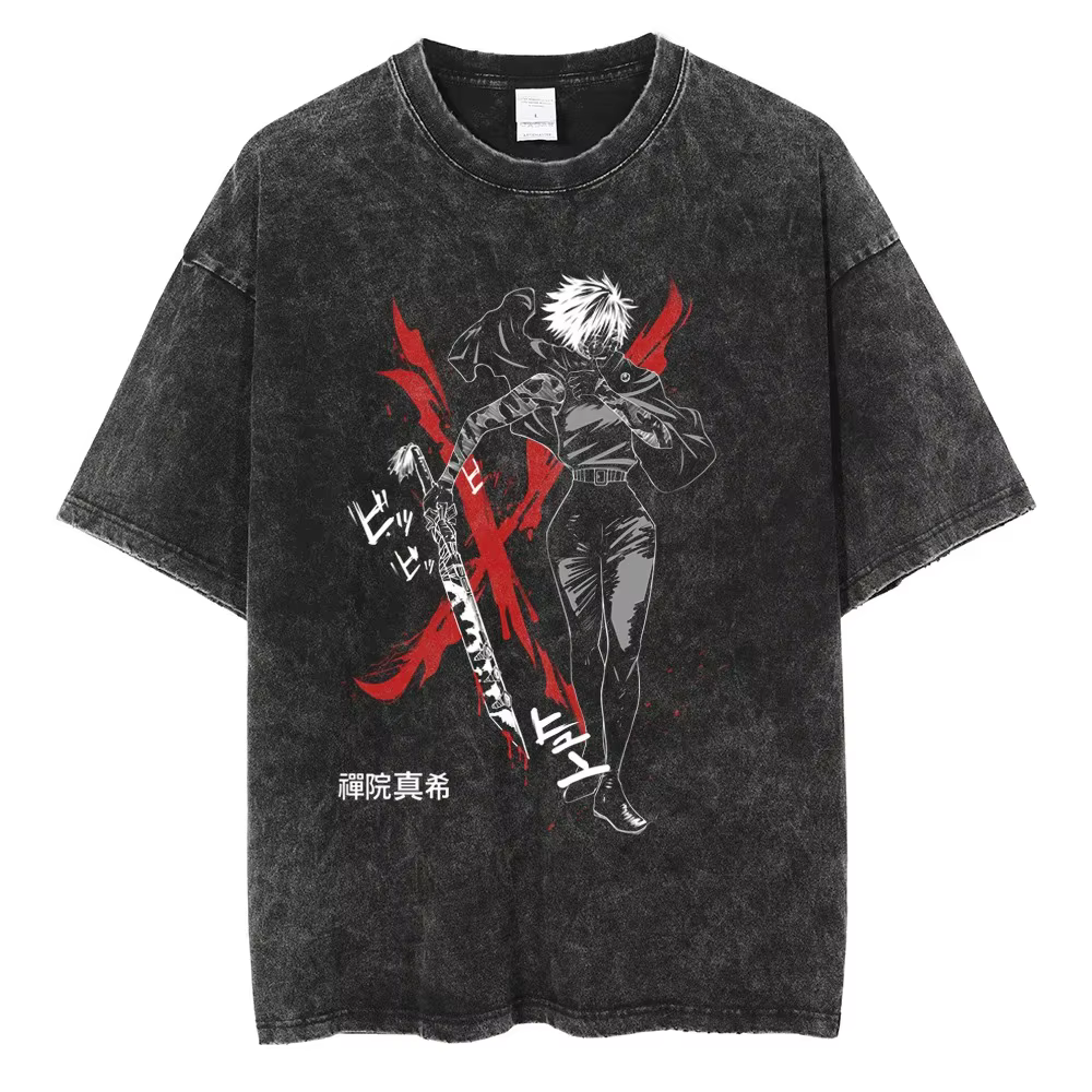 T-shirt imprimé Anime Jujutsu Kaisen Zenin Maki