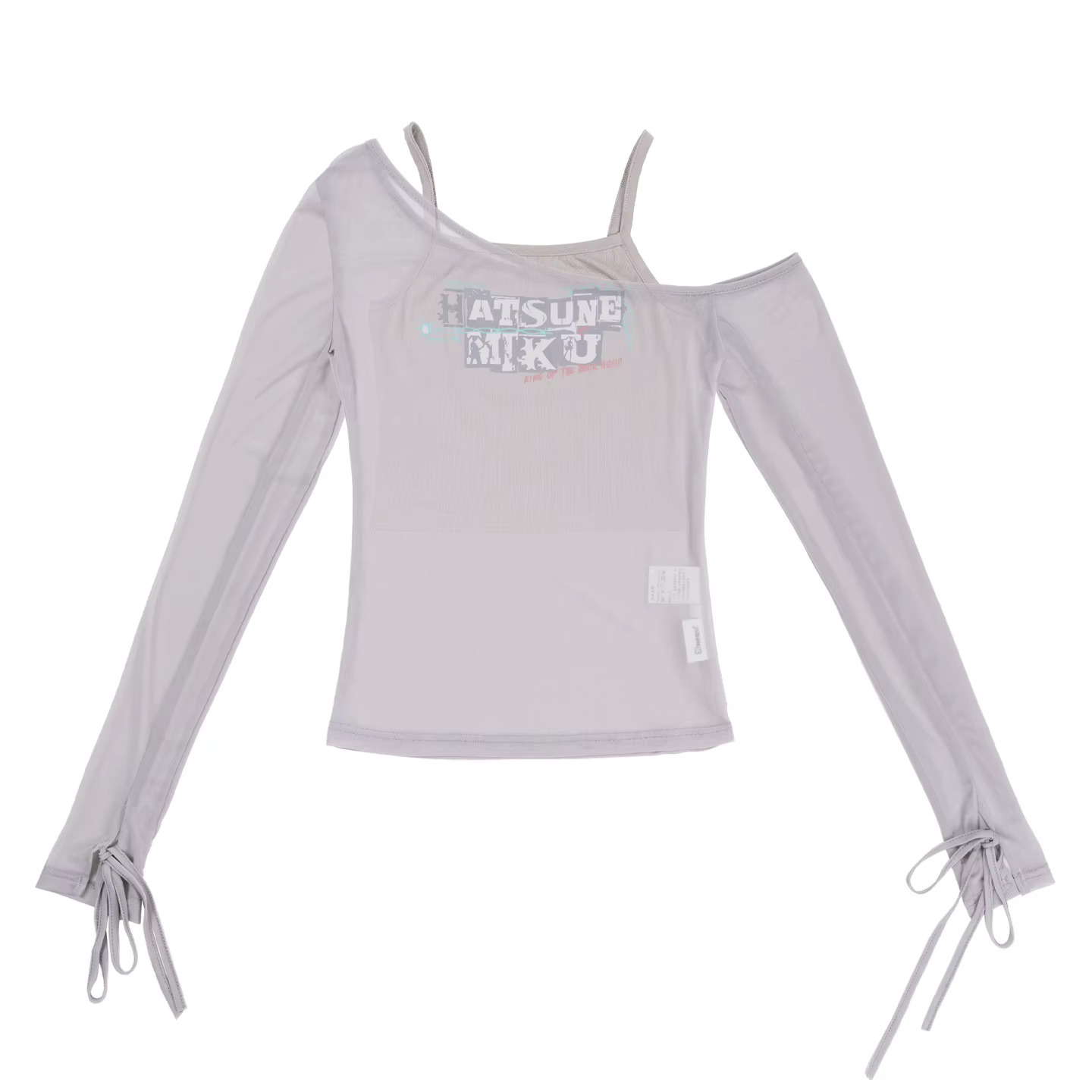 T-shirt en maille Moeyu Hatsune Miku pour femme